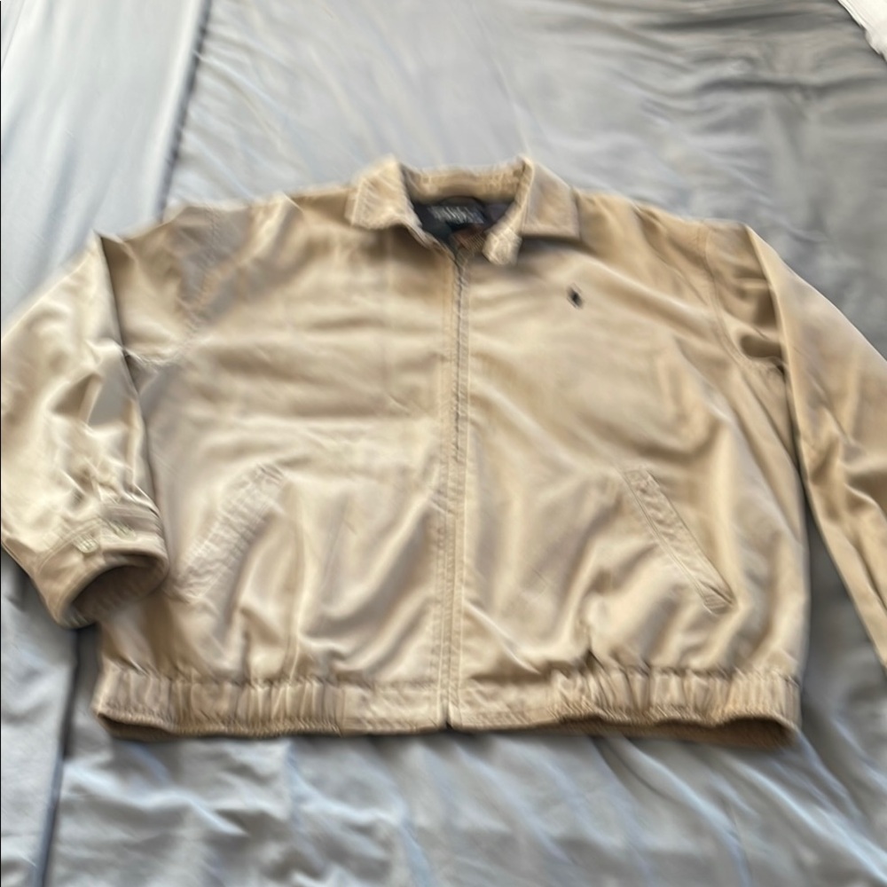Tan Bomber Jacket